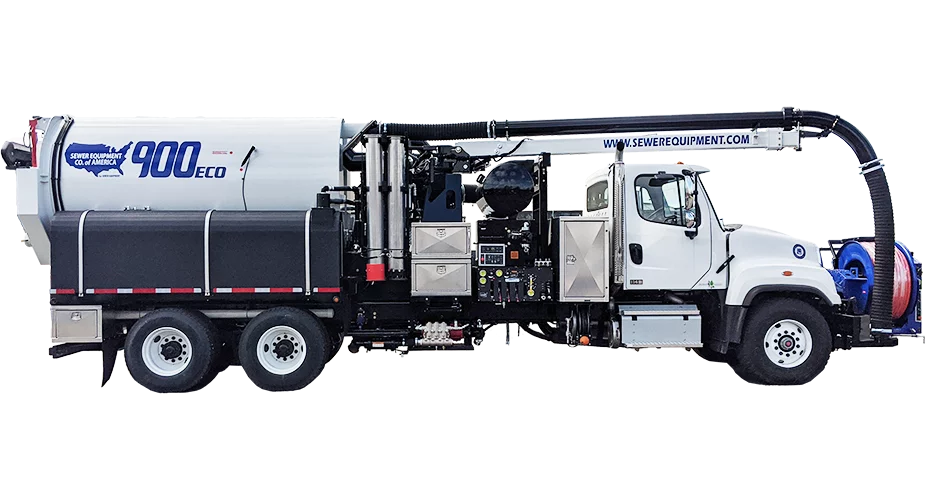 900 ECO Combination Sewer Cleaner truck
