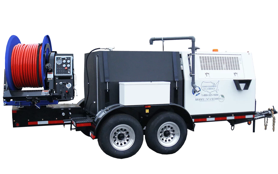 Sewer Equipment 747 Trailer Jetter