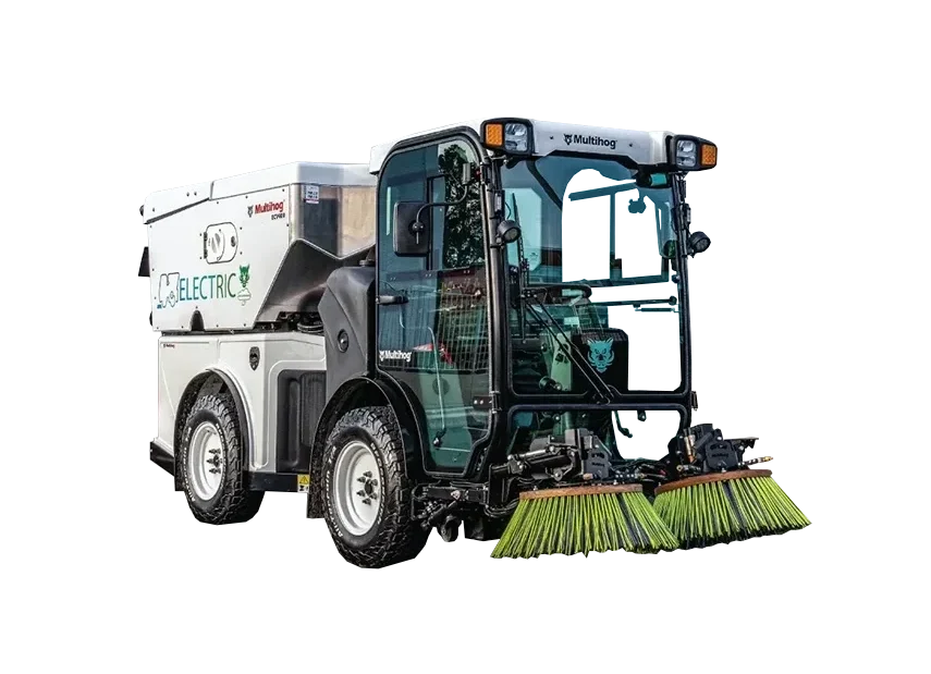 Multihog ECV Multi-Use Vehicle and Electric Sweeper